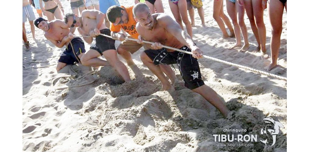Tirando de la soga en las últimas fases del torneo soga TIBU-RON 2013
